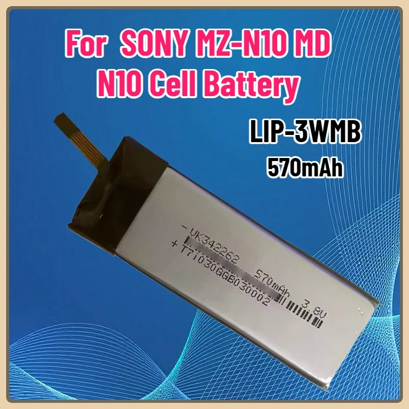 

New LIP-3WMB Battery 570mAh Suitable for Sony SONY MZ-N10 MD N10 Cell Battery