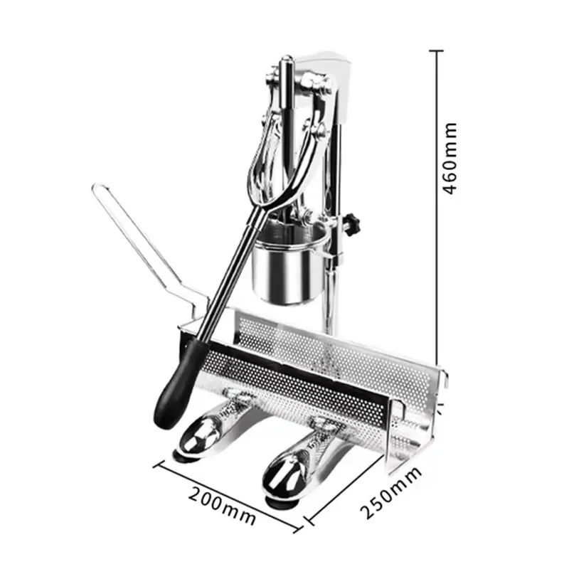 Stainless Steel French Fries Cutter Manual Potato Chipper Vegetable Slicer Kitchen Tool for Making Crispy Chips and Wedges