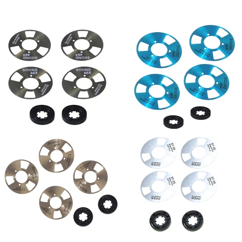 

Mini Metal Reel To Reel Cassette Vintage Cassettes for DIY Tape Recording