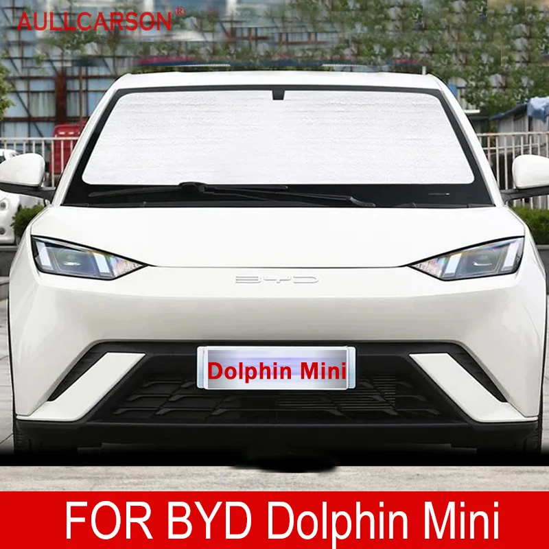 

For BYD Seagull Dolphin Mini 2024 Sunshades UV Protection Curtain Sun Shade Visor Front Windshield Protector Car Accessories