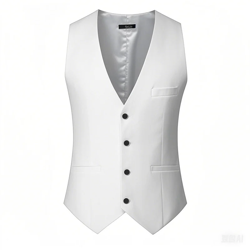 NONE Sleeveless Suit Vest Black M 6