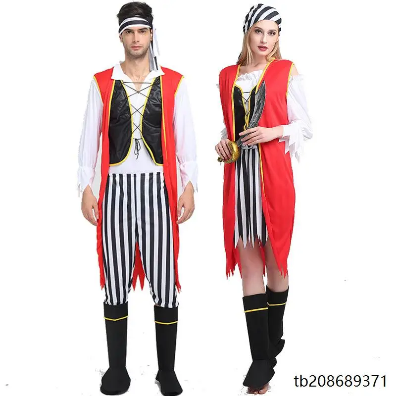 大人のカリブ海の海賊コスプレ衣装ハロウィンパフォーマンス服ロールプレイング衣装ステージ衣装女性の伝統的な服装