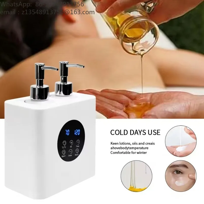 Adjustable Temperature Massage Oil Warmer Beauty Salon SPA Body Lotion Heater Skin Care Heating Equipment