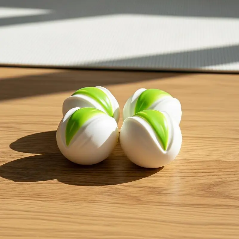 Pistachio Stress Ball Fidget Toy Crunchy Squeeze Toy Round Blocks Filled ASMR Anti Stress Release Hand Relax Gift Toy
