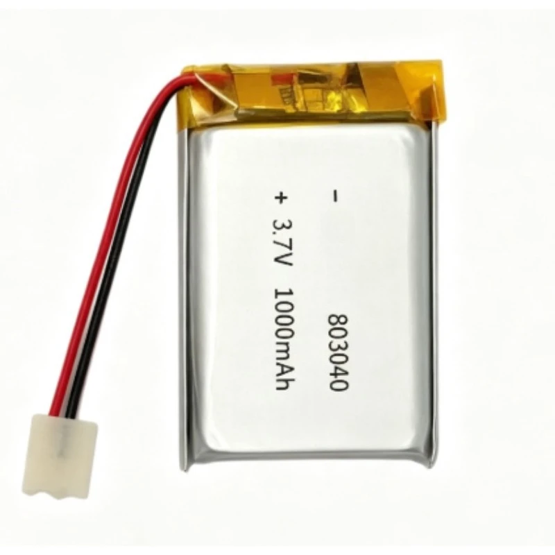 803040 Lithium Polymer Battery 3.7V Rechargeable Li‑Po Battery For Beauty Instrument Early Education Machine Bluetooth Speaker