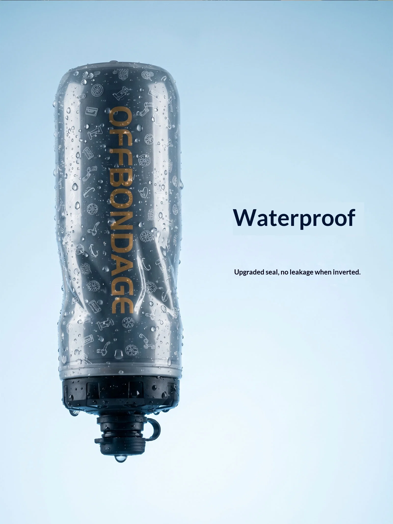 OFFBONDAEG 610ml Fahrradflasche Kälteerhaltend Thermische Wasserflasche Radfahren Outdoor-Sport Trinkflasche Quetschbare MTB Rennrad Zubehör – Detail 8