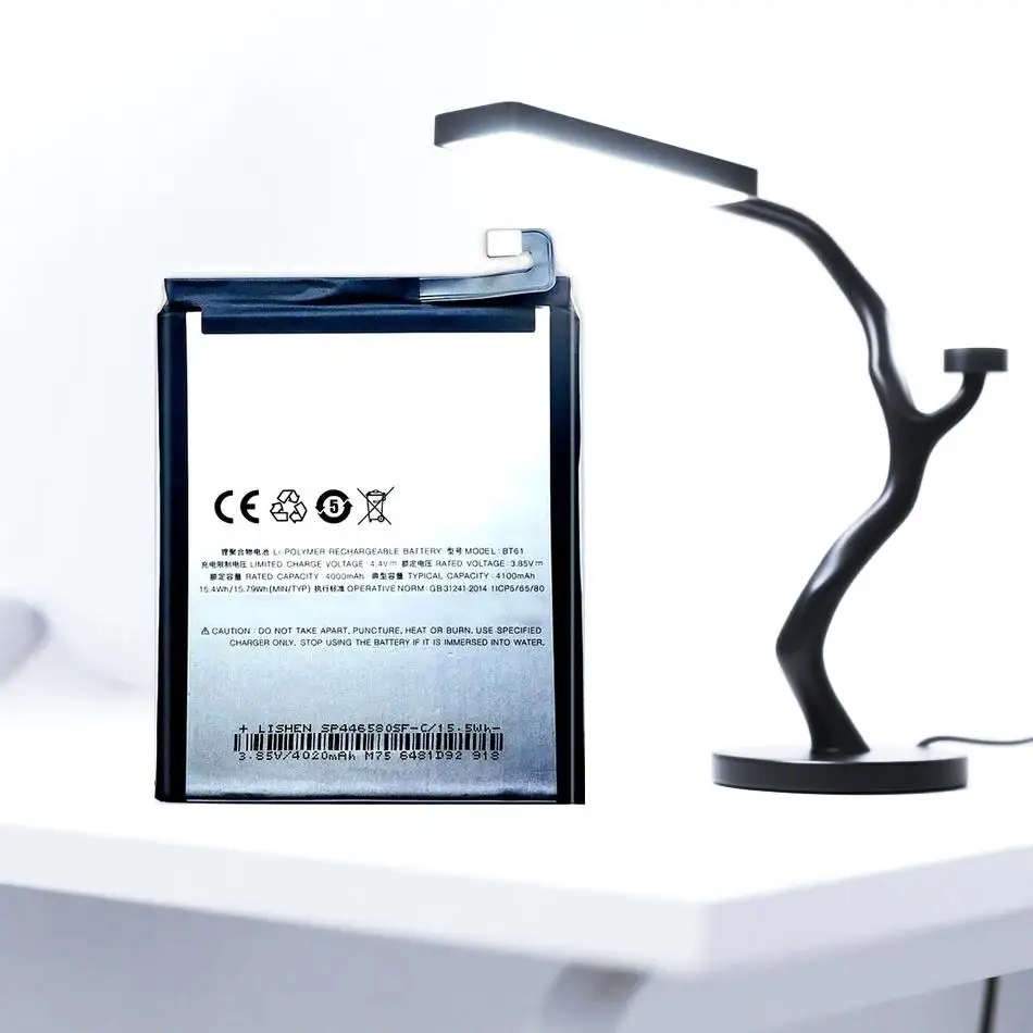 

Mobile Phone Battery Fast Charging BT61 L Version 4100Mah For Meizu Meizy M3 Note L681 L681H