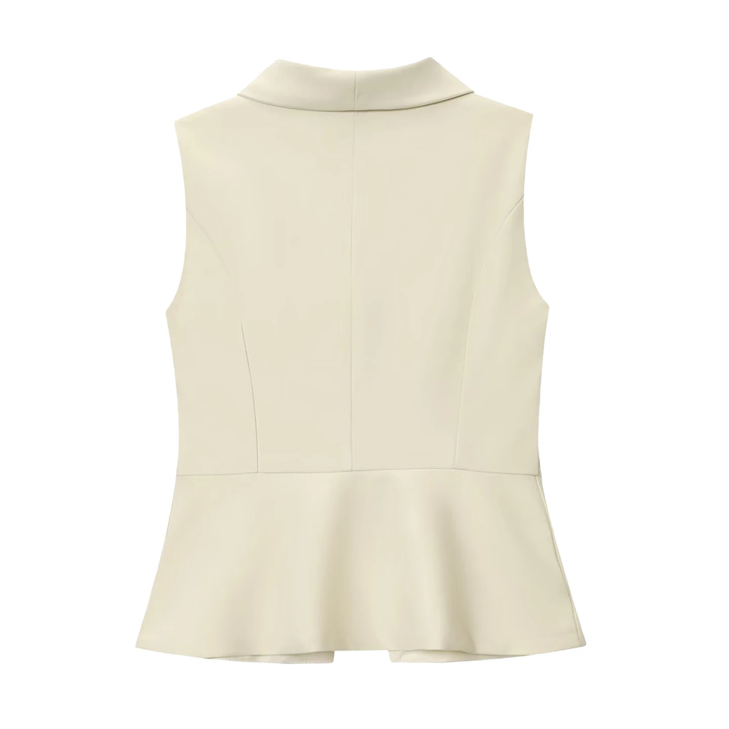 痩身効果ウエストシェイプノースリーブスタンドカラーベスト新作秋レディースファッションスタイル通勤シングルボタン無地