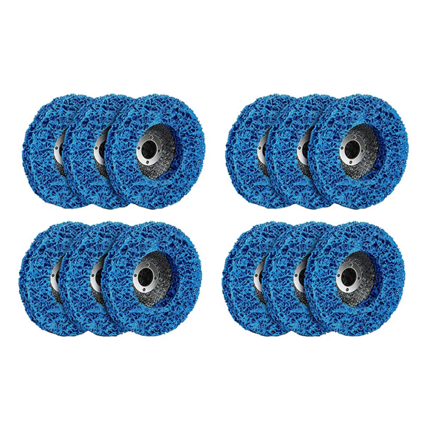 AC88-12 Pcs Paint Stripping Disc Wheel Rust Stripper Strip Discs For 100Mm Angle Grinder For Wood Metal Fiberglass Products