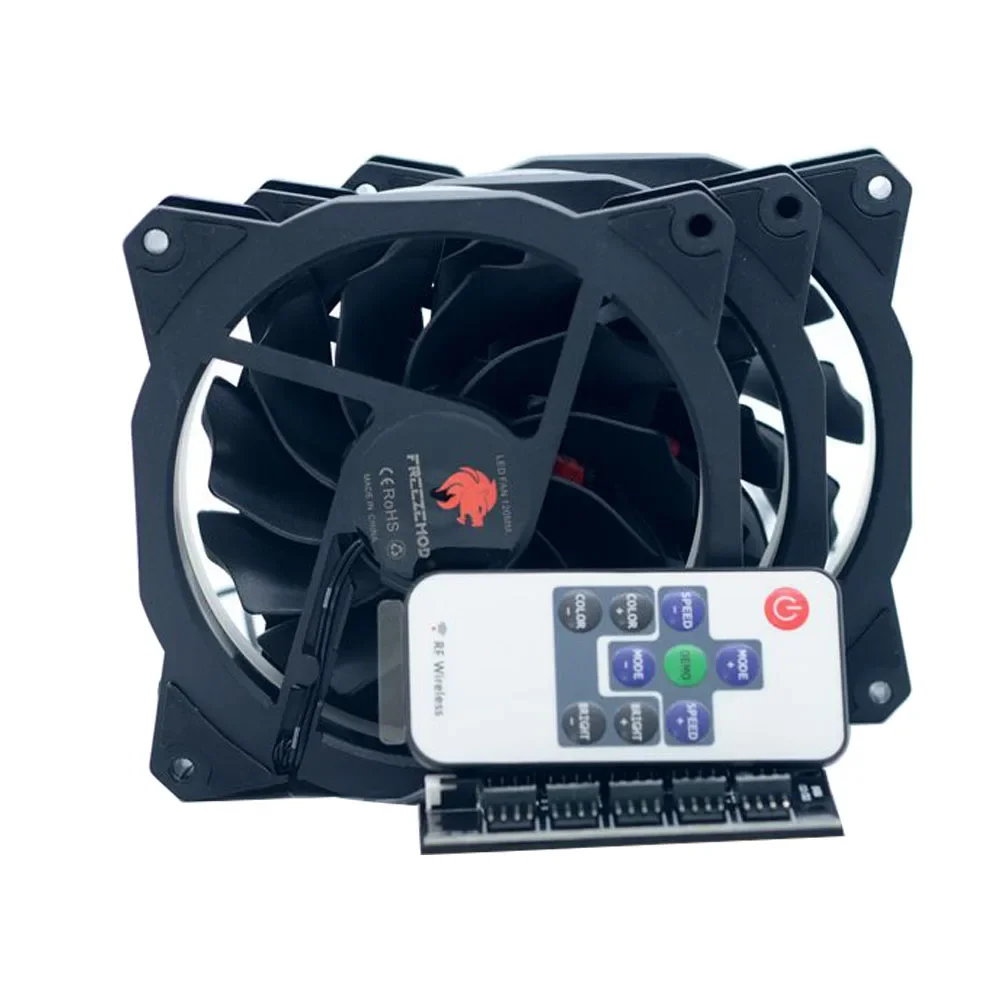 FREEZEMOD 12v fan rgb 120mm cooler pc fan hydraulic bearing ROHS certification AURA sync