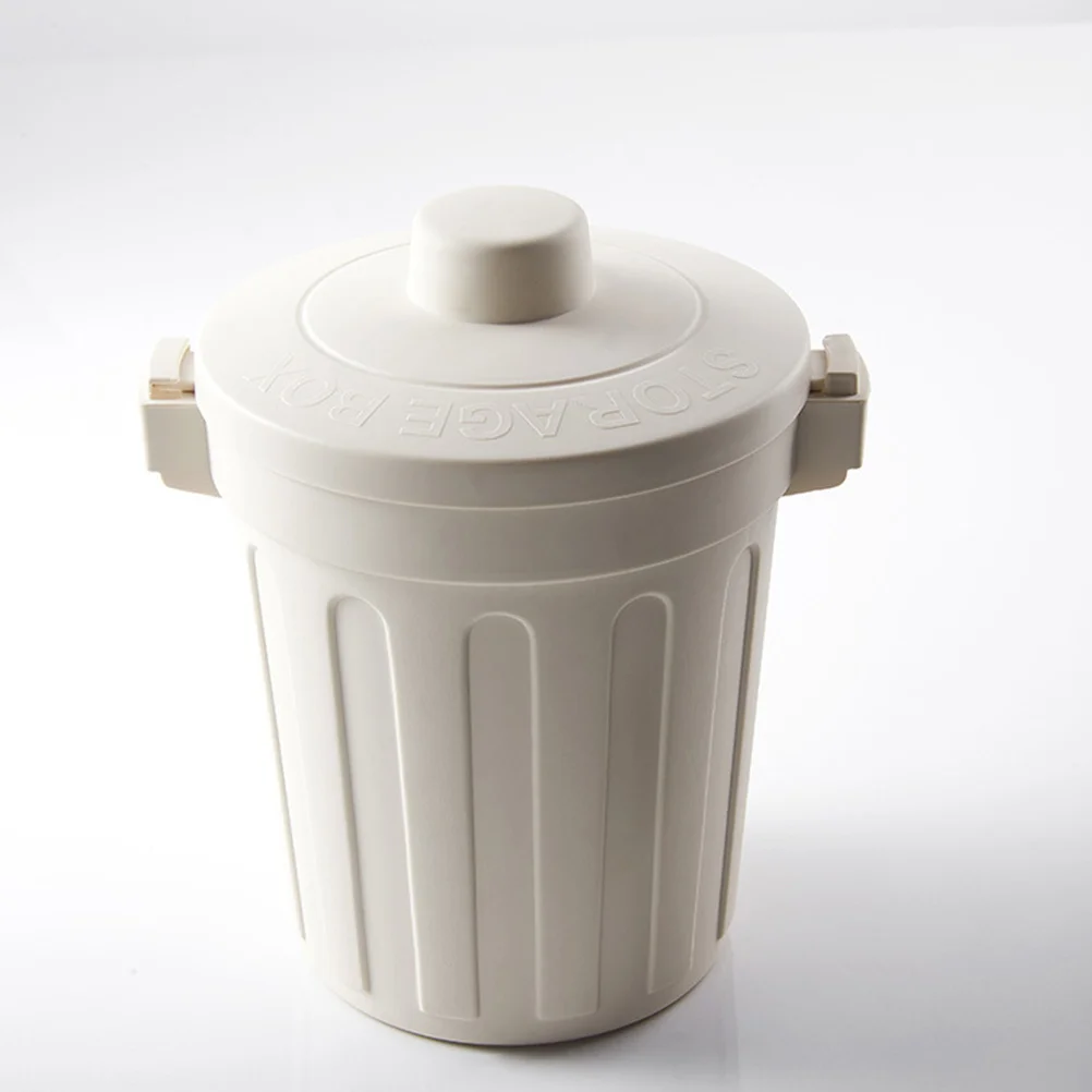 

Trash Grey Mini Plastic Desktop Garbage Bin For Home Kitchen Cabinet Drawer Organizer