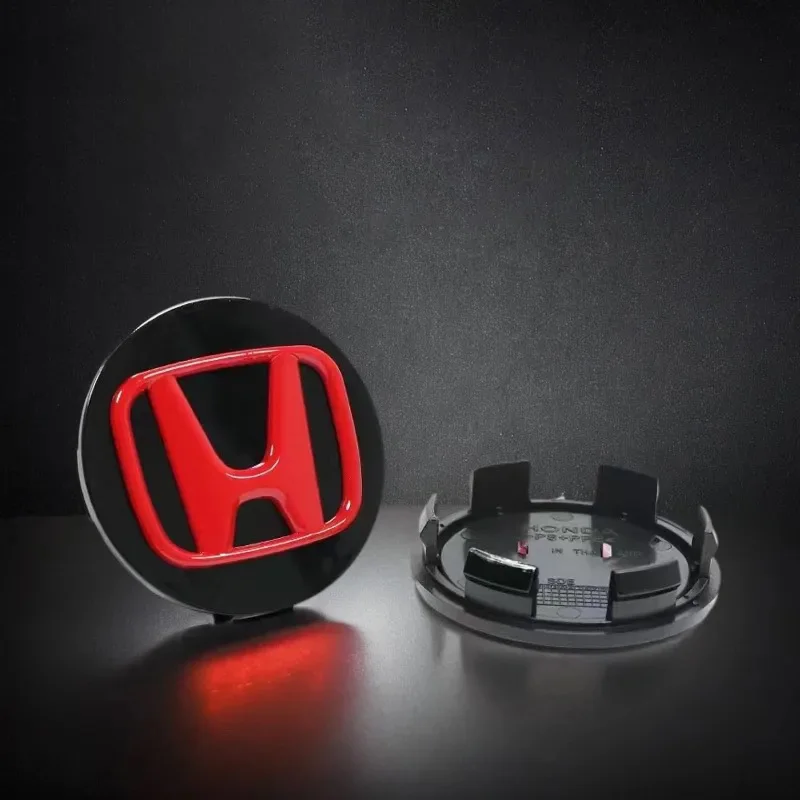 4 قطعة شعار السيارة عجلة غطاء محور مركزي اكسسوارات لهوندا سيفيك صالح أكورد CRX CRZ Jazz Prelude CRV 5th City CRZ CRX Jazz HRV