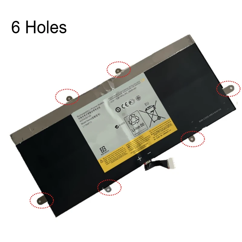 

L11M4P13 New Laptop Battery for 11 11S 4ICP4/56/120 14.8V 42Wh 2840mAh 4 Cells 6Holes 8 Holes