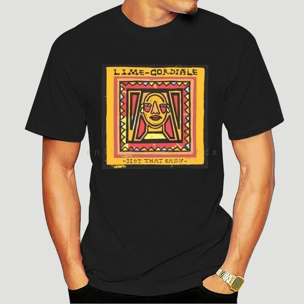 Limette Cordiale Mode lustige Qualität Druck T-Shirt Band Indie Musik coole Alternative abstrakt 2 Mitglieder psyche delische 100% Baumwolle