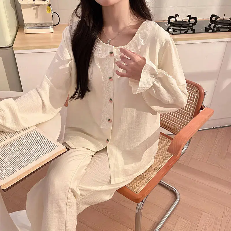 

Pajama Sets Zip Up Women Striped Bamboo Fiber Short Sleeve Loungewear Casual Pattern Bermuda Shorts Spring Summer Wear All-Match