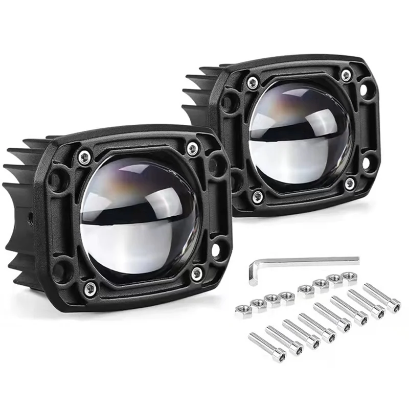 

Lasting 30W Yellow White Colour 12V LED Spotlight 3Inch Front Bar Fog Light Suitable For Motorbikes Beach Bikes Off-Road