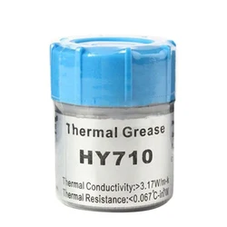 Pâte de graisse thermique argentée, chipset composé, refroidissement pour CPU GPU HYAndalousie, 10g, 20g