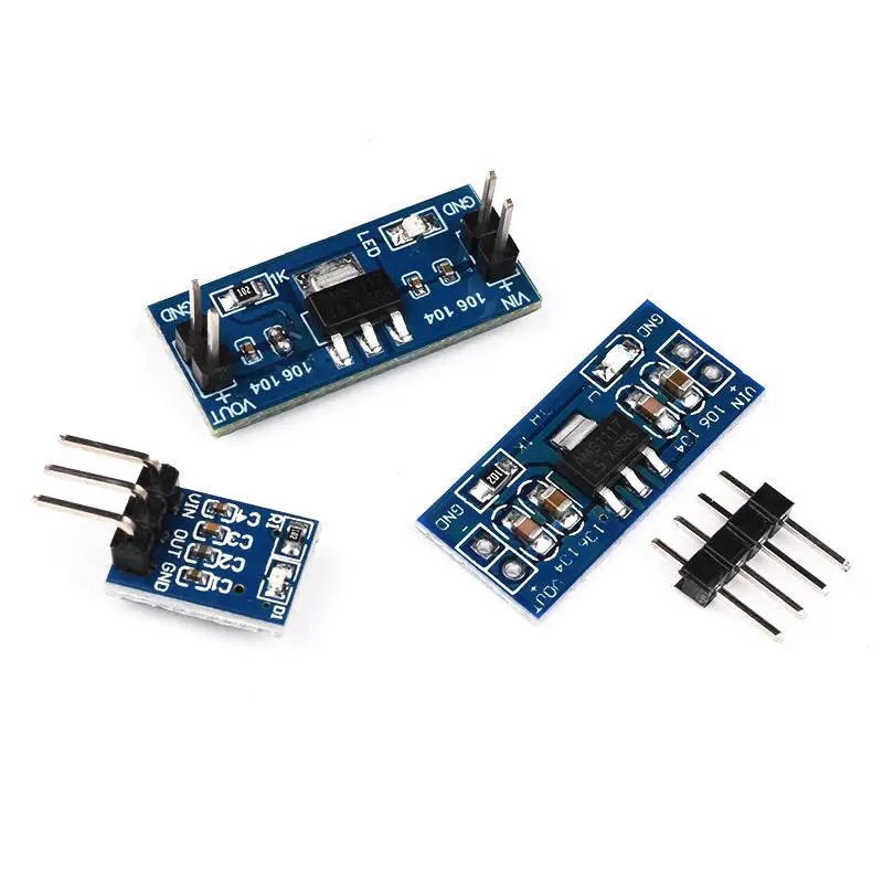 5pcs/lot AMS1117 1.2V 1.5V 1.8V 2.5V 3.3V 5V power supply module AMS1117-5.0V power module AMS1117-3.3V