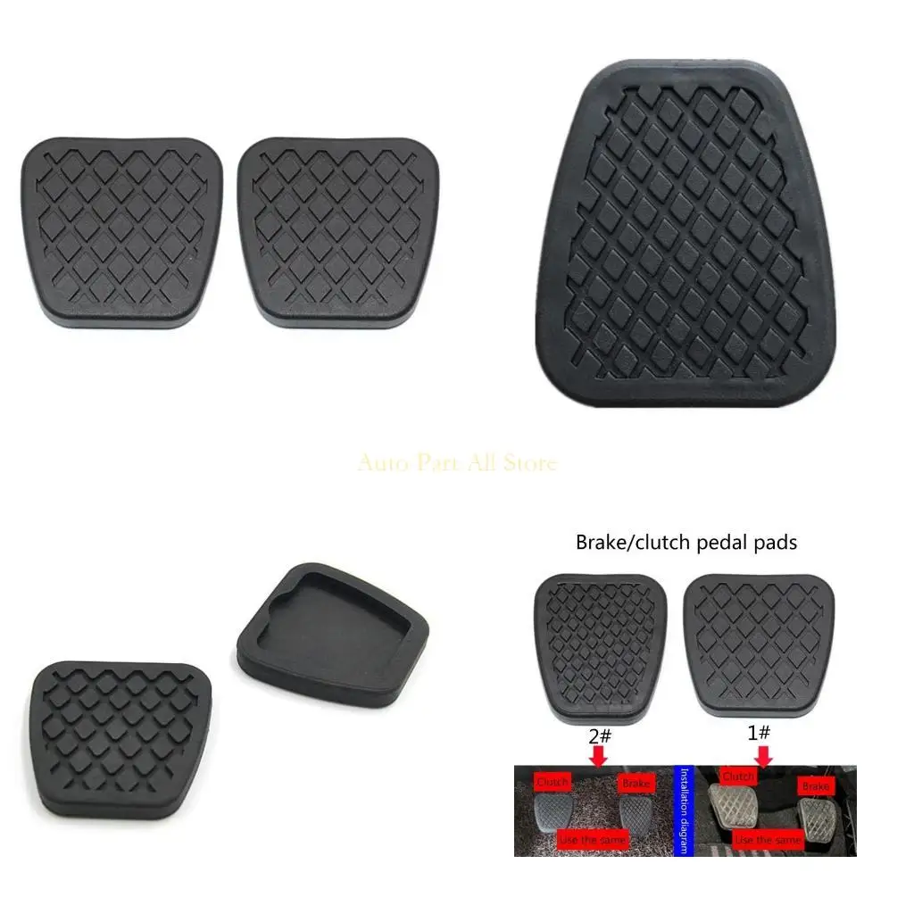 

J0MA 2PCS Автомобильное тормозное сцепление педали резиновая панель для Siming Accor