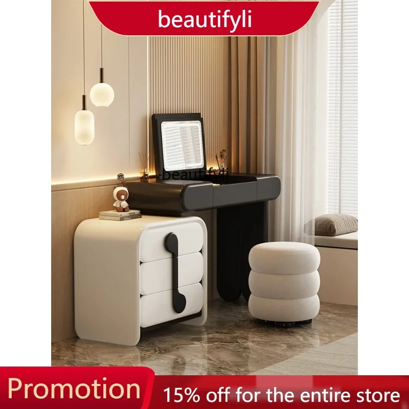 

New Dresser, chest, integrated small apartment, simple bedroom, new retro flip-top makeup table 4109