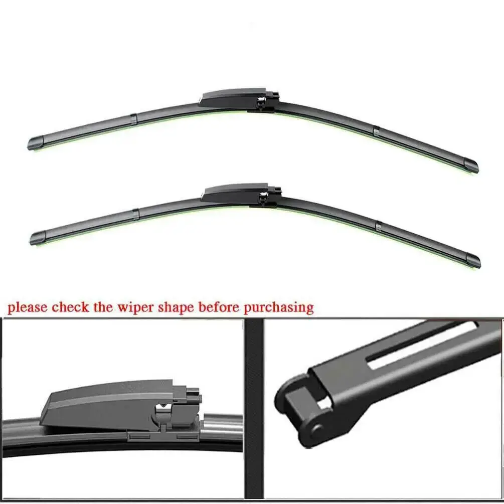 22" 22" Pin lock Double Rubber Car Wipers Blades Windshield Windscreen