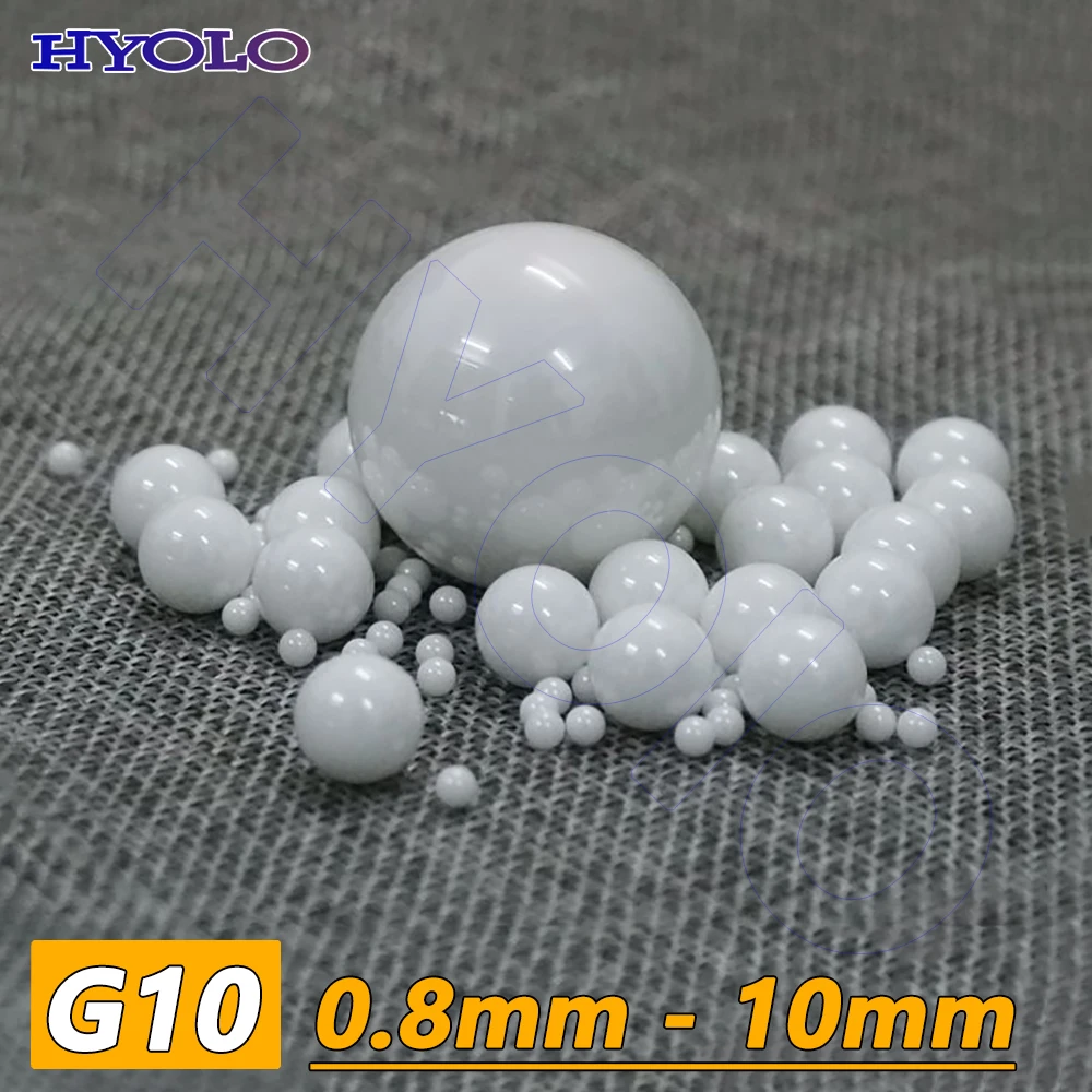 

G10 Ceramic Bearing Balls Precision Beads 0.8mm 1 1.2 1.5 1.588 2 2.381 2.778 3 3.175 3.969 4.763 5.556 9.525 - 10mm