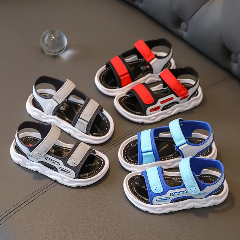 Children Summer Sport Sandals Soft Bottom Child Boys Girls Beach Shoes Baby Kids Shoes Anti-skip