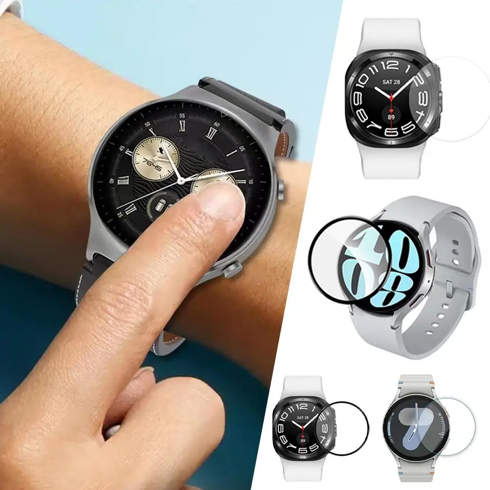 Película protectora para reloj Samsung Watch7ultra, película suave compuesta, pantalla PMMA curvada, doblado en caliente