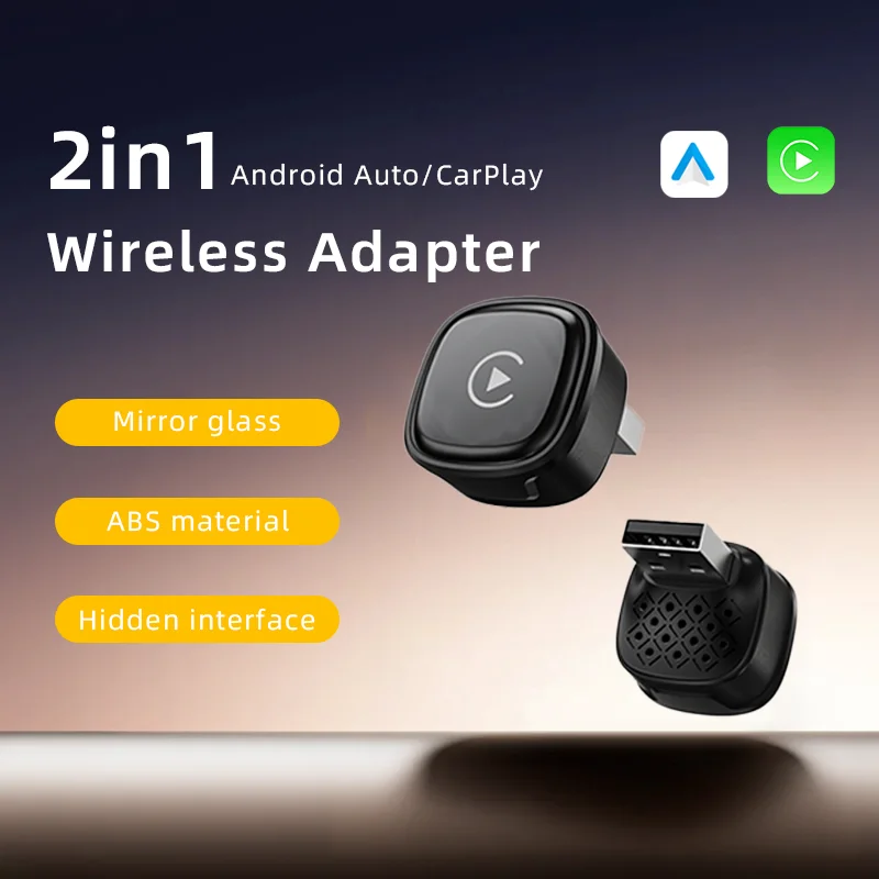 Trolinktek Wireless CarPlay Android Auto Adapter Plug&Play Automatic Connection USB Car Play Universal AI Smart Box System