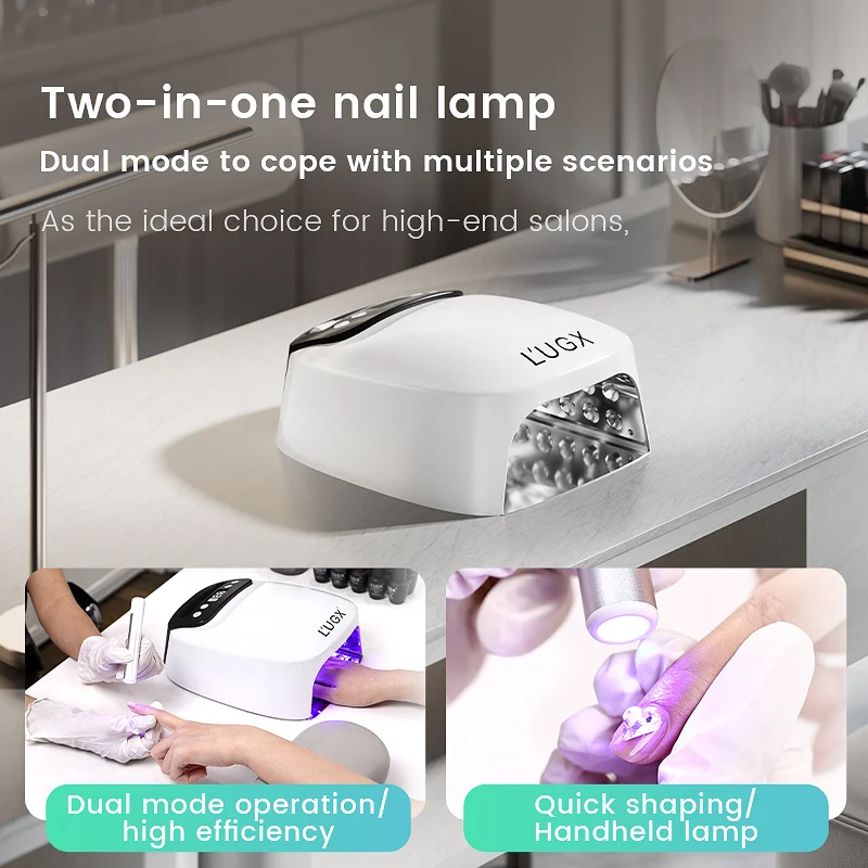New 2026 Plug-in High Quality Large Space Hand Nail Dryer Curing Lamp with Pillow Professional Fast UV LED Nail Lamp Wholesale