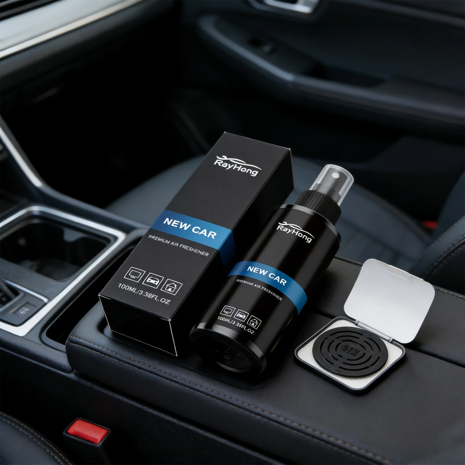 Premium Car Scent Vehicle Interior Refresher Natural Fruit Extract Smell Remover Air Purifying Spray Portable Car Accessories