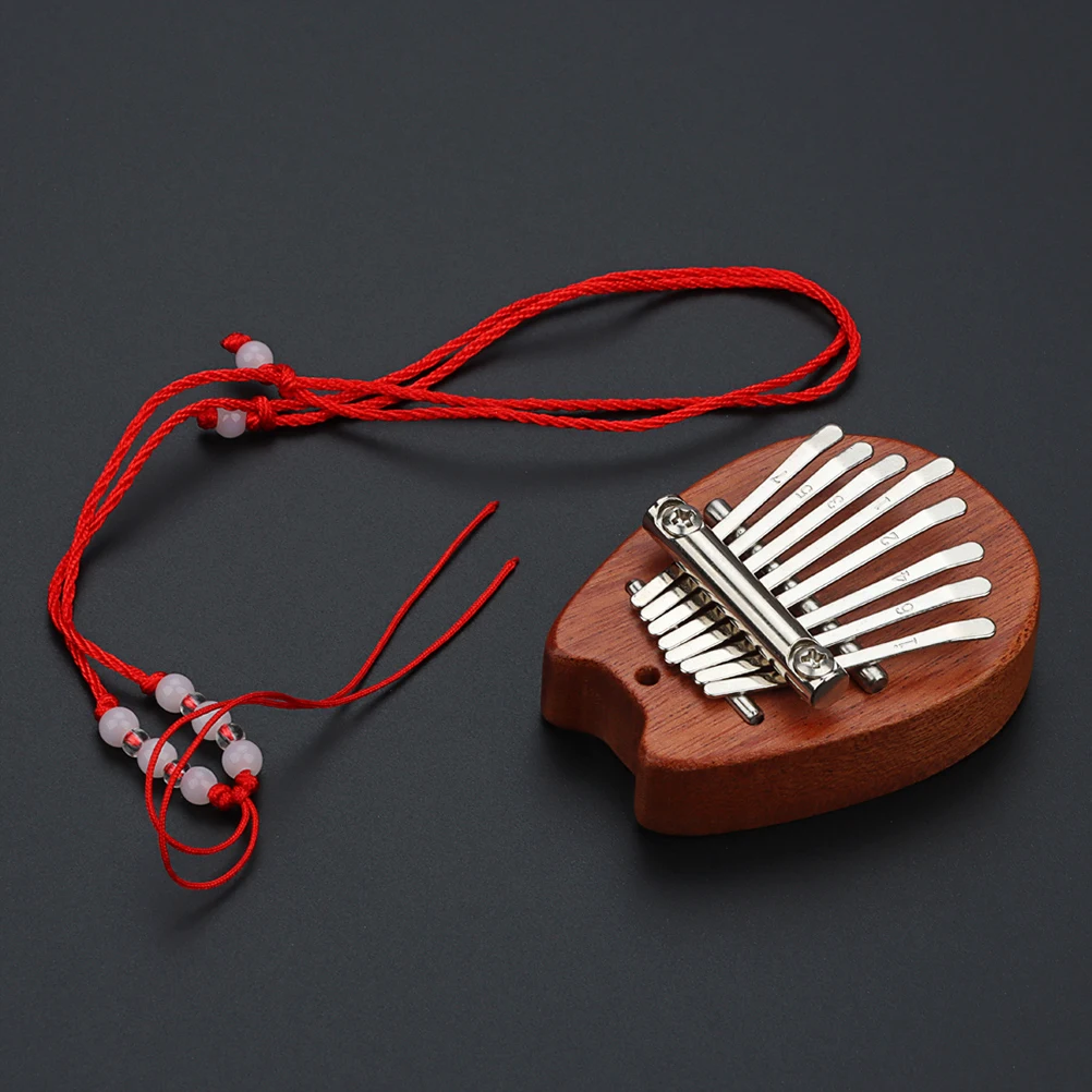 

Wooden Thumb Delicate Finger Piano Kalimba Instrument Pianos Exquisite Sound Card