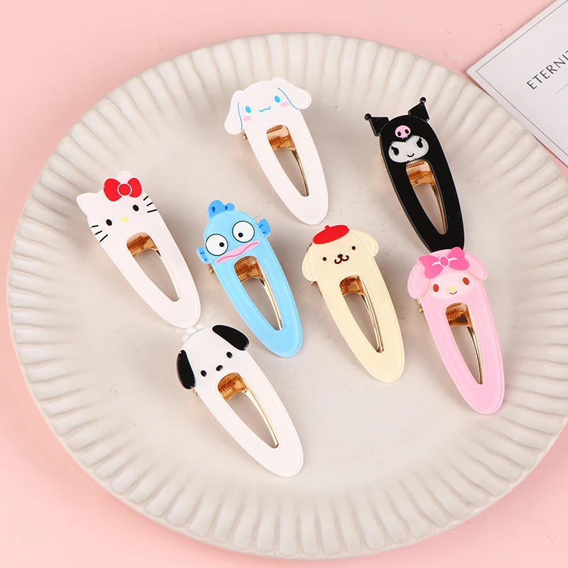 

Cartoon Cat Cute Sweet Girl Hair Bangs Side Clip All-match Student Liu Haibin Clip Hairpin Headdress