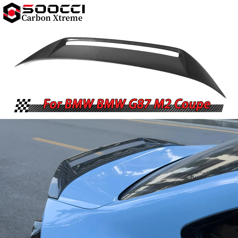 

ADV2 Style Dry Carbon Fiber Rear Wing for BMW G87 M2 Coupe Auto Parts Trunks Splitter Diffuser Upgrade Rear Spoiler Lip