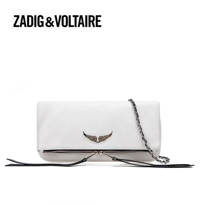 Women ZADIG & VOLTAIRE Fashion Women Bags Genuine Leather Woman Shoulder Bag Chain Women Leather Handbags Women Messenger Bags