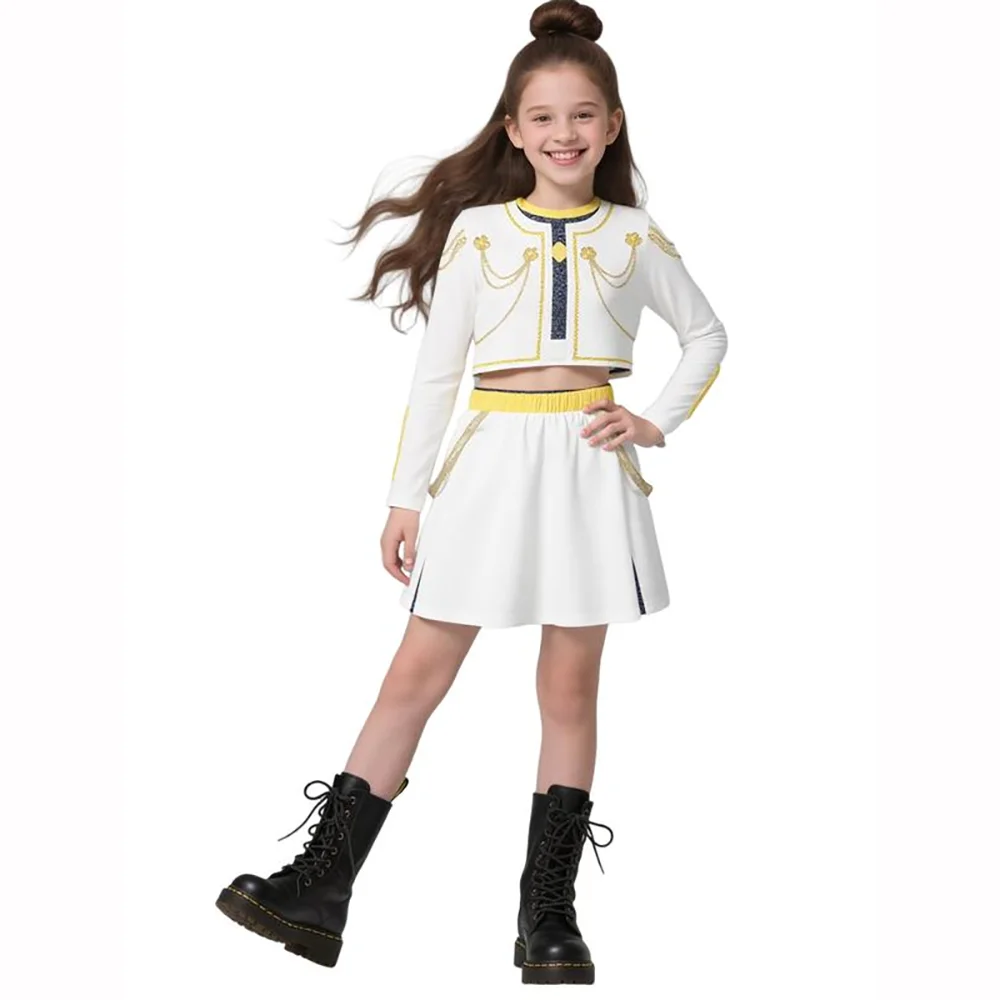 

K-Pop Girl Costume Skirt Set Roleplay Accessories Halloween Cosplay Half Skirt Set Children's Party Wear Cute and Stylish Design