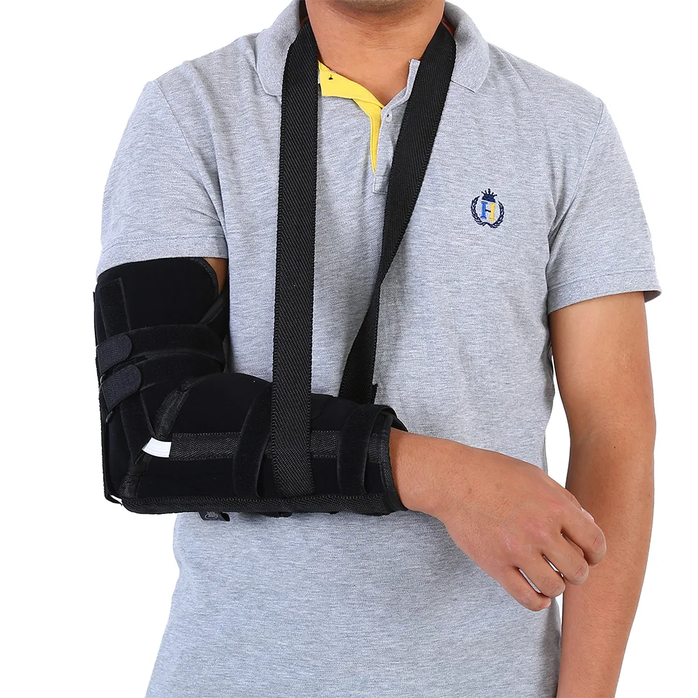 

Adjustable Arm Corrector Sling Elbow Joint Fracture Fixation Splint Medical Forearm Shoulder Injured Protector Support Braces