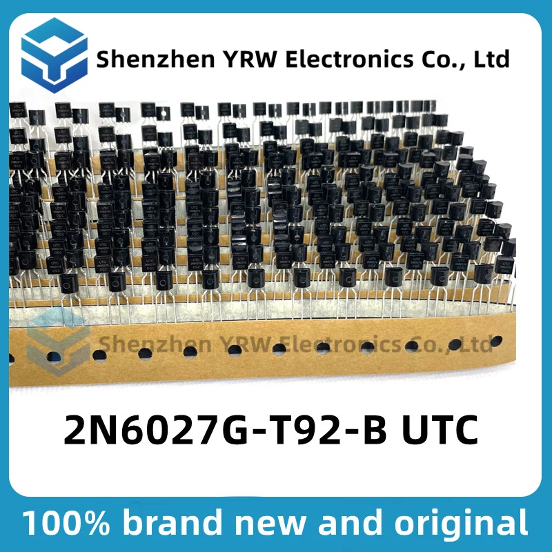 10PCS 2N6027G-T92-B 2N6027G 2N6027 TO92 UTC Override ON New and original