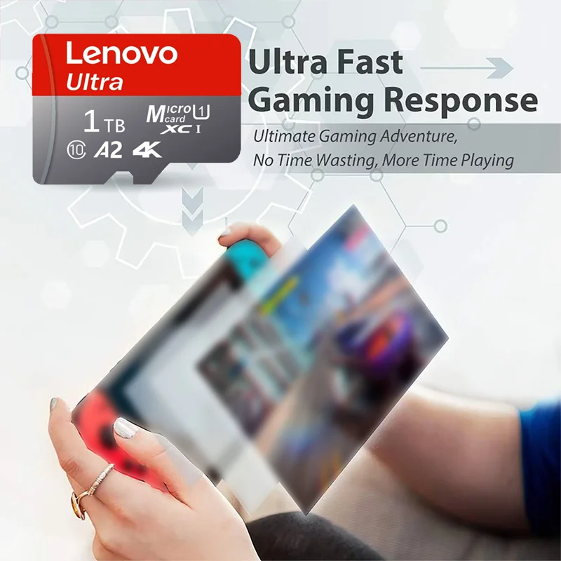 لينوفو 2 تيرا بايت 128 جيجا بايت 512 جيجا بايت مايكرو TF بطاقة SD عالية السرعة 1 تيرا بايت بطاقة الذاكرة الهاتف الذكي اللوحي المحمول 4K فيديو السفر التصوير التخزين