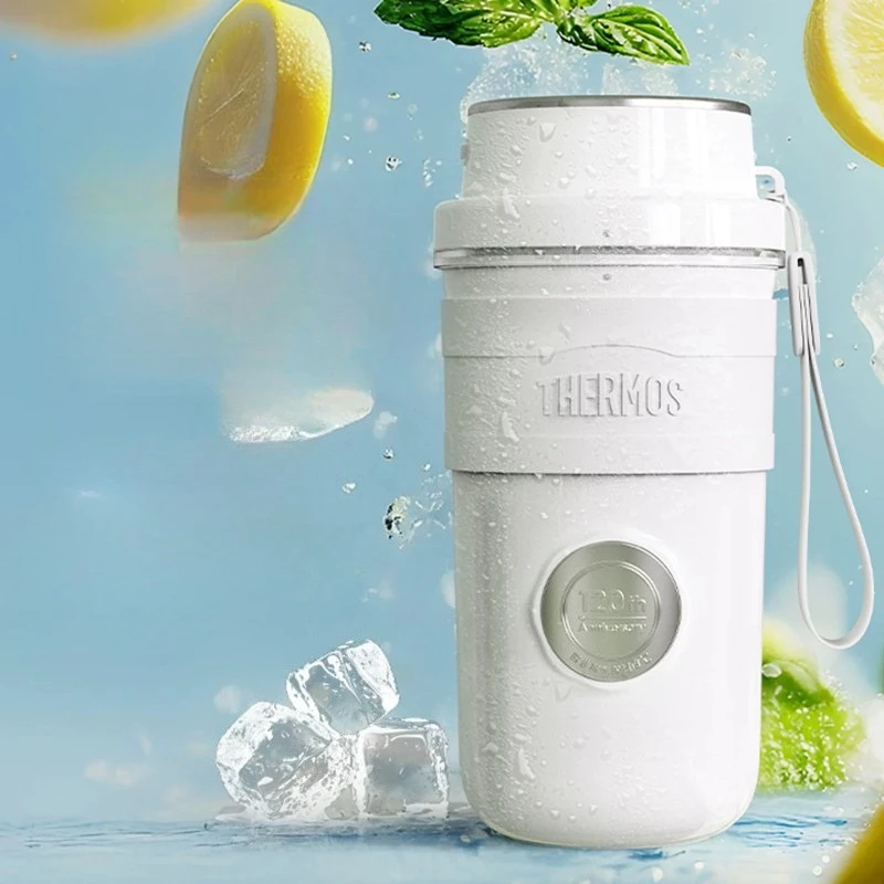 

Personal Blender Portable Cold Press Long Battery Life Juice Cup Crush Ice Smoothie Protein Shake Maker for Gym Travel Work