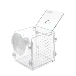 Fish Breeding Box Clear Acrylic Isolation Boxes Aquarium Hatchery Incubator Drop ship