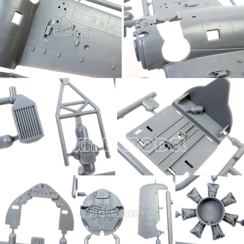 طامية 61126 جرومان FM-1 Wildcat/Martlet Mk. V 1/48 جرومان FM-1 مقياس أطقم منمذجة لتقوم بها بنفسك لعبة #4