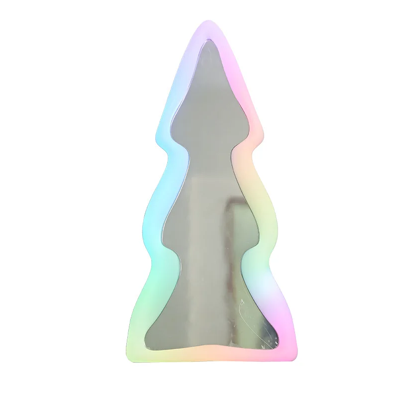 

full-body mirror floor-to-ceiling mirror, bedroom living room home coat rack against the wall fitting mirror