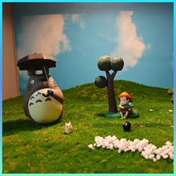 Miyazaki Hayao Totoro Series Spirited Away Doll Micro Landscape Ornaments Hand Made Doll Pvc Car Interior Desktop Collect Gifts