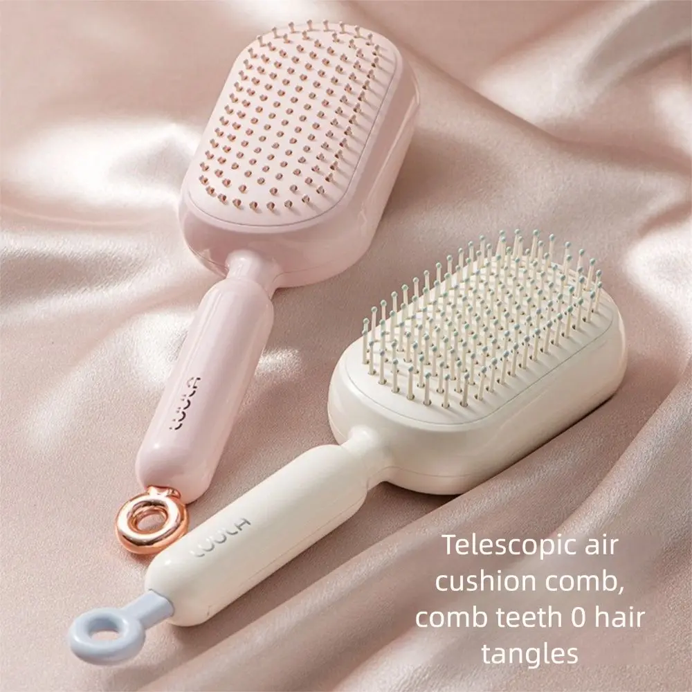 

Anti Static Massage Air Bag Comb Scalp Styling Tool Wall Hanging Hair Paddle Brush Self Cleaning Portable Air Cushion Hair Comb
