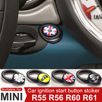 For BMW MINI ONE Cooper S JCW R55 R56 R57 R58 R59 R60 R61 Car Ignition Start Button Decorative Sticker Modification Accessories