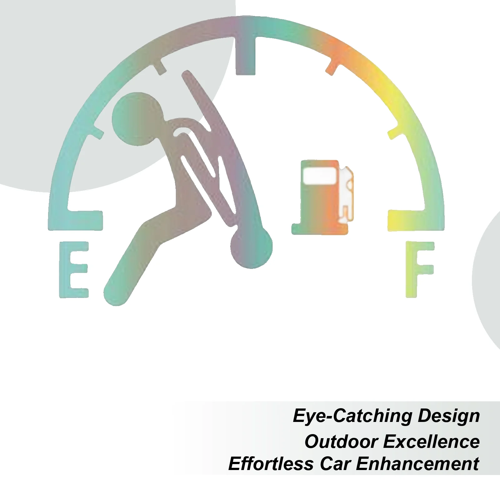 

Наклейки для автомобилей Светоотражающая наклейка на автомобиль с высоким потреблением газа Водонепроницаемый внешний знак для автомобиля Высокое энергопотребление газа Грузовик Rv