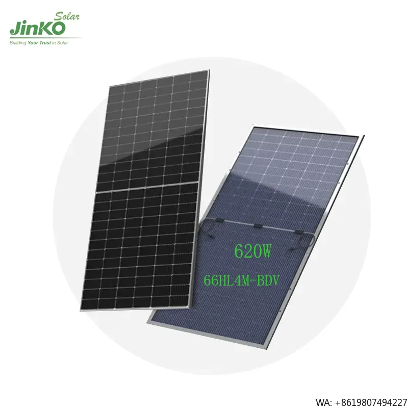 

JINKO Tiger Neo N-Type 66HL4M-BDV Solar Panel 605-630W Module With Dual Glass for Commercial Use 605w 610w 615w 620w 625w 630w