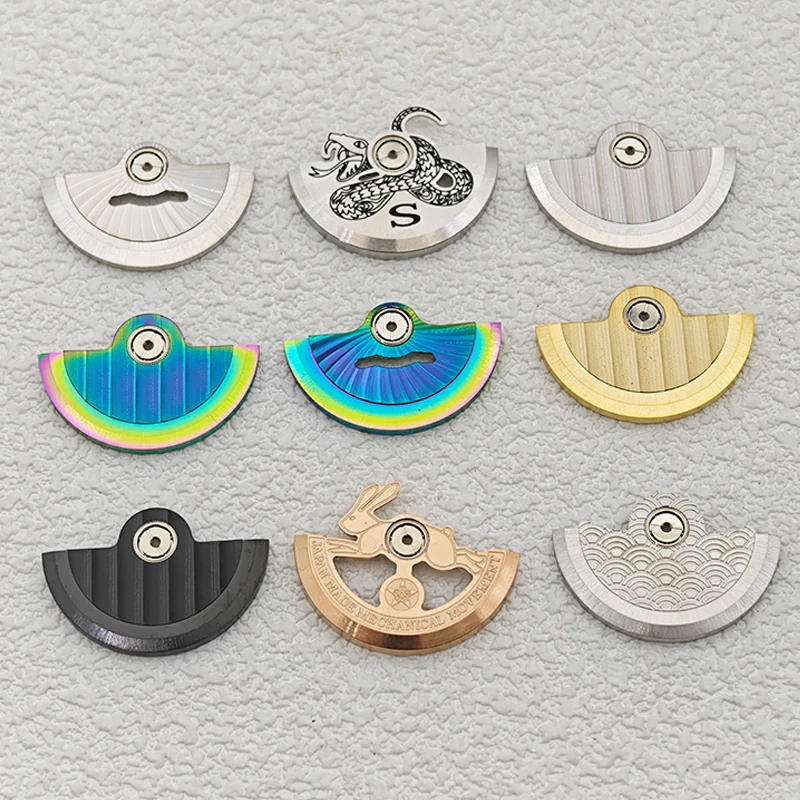 Modello di piccione Oscillante personalizzato NH35 Movimenti dell'orologio Rotori del peso Adatto ai movimenti NH34 NH35 NH36 Sostituisci le parti compatibili