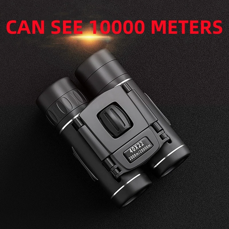 Mini 10*9*3cm 40x22 Binoculars HD Moblie Phone Night Telescope Waterproof Telescopes Camping & Hiking